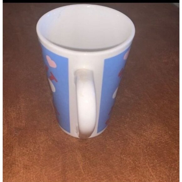 Set Of 3 Colorful Ceramic Mugs: Love Is Love Sock It To Me Kiss Me - Picture 6 of 15